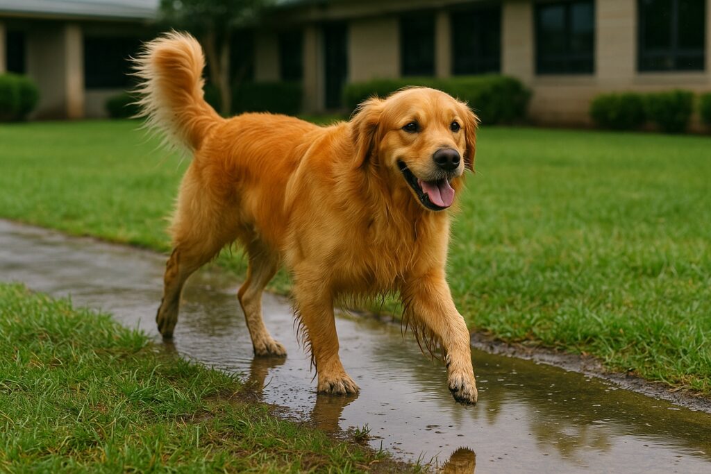 vacina v8 cachorro na chuva