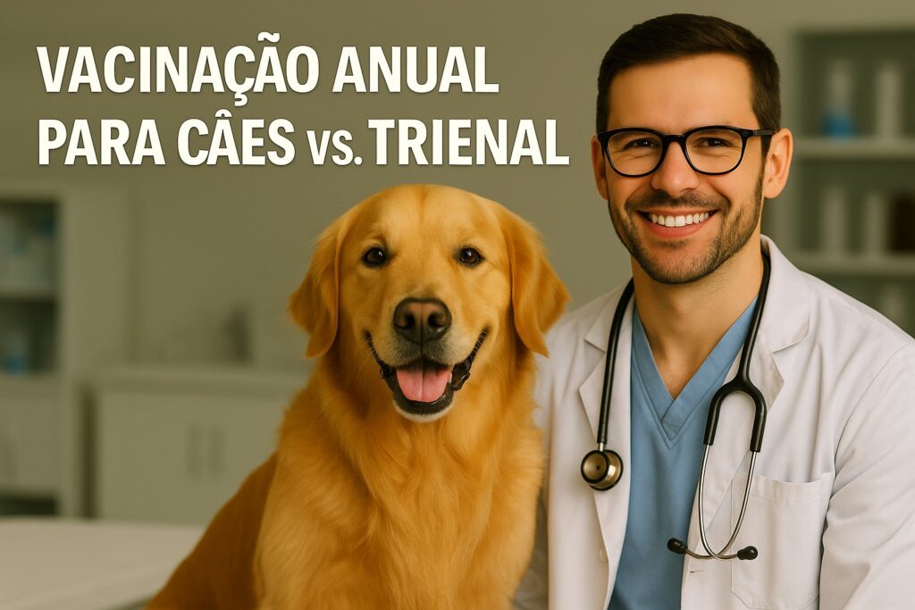 Vacinação Anual vs Trienal para cães