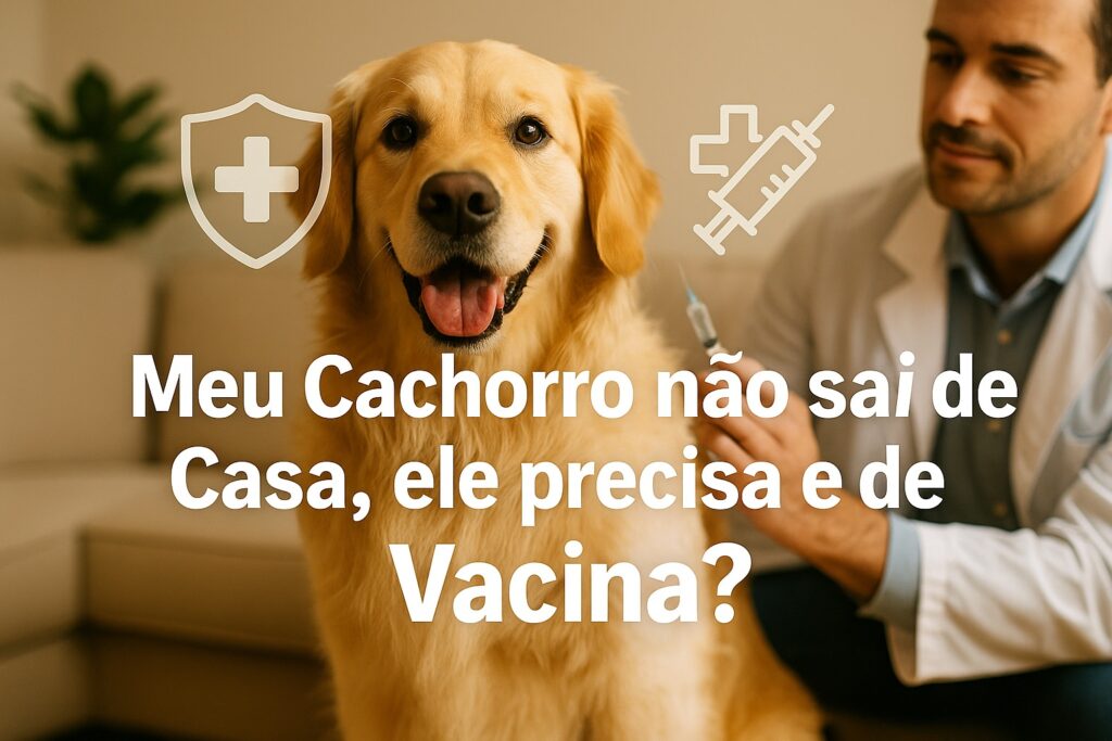 vacinação de caes que nao saem de casa