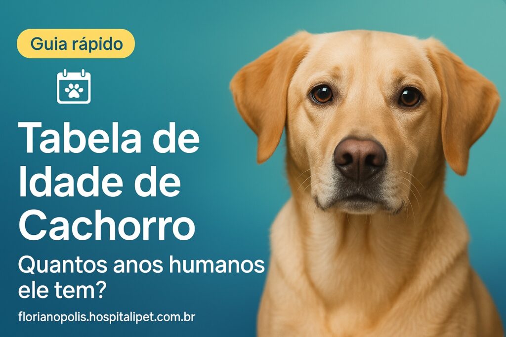 Tabela idade de Cachorro